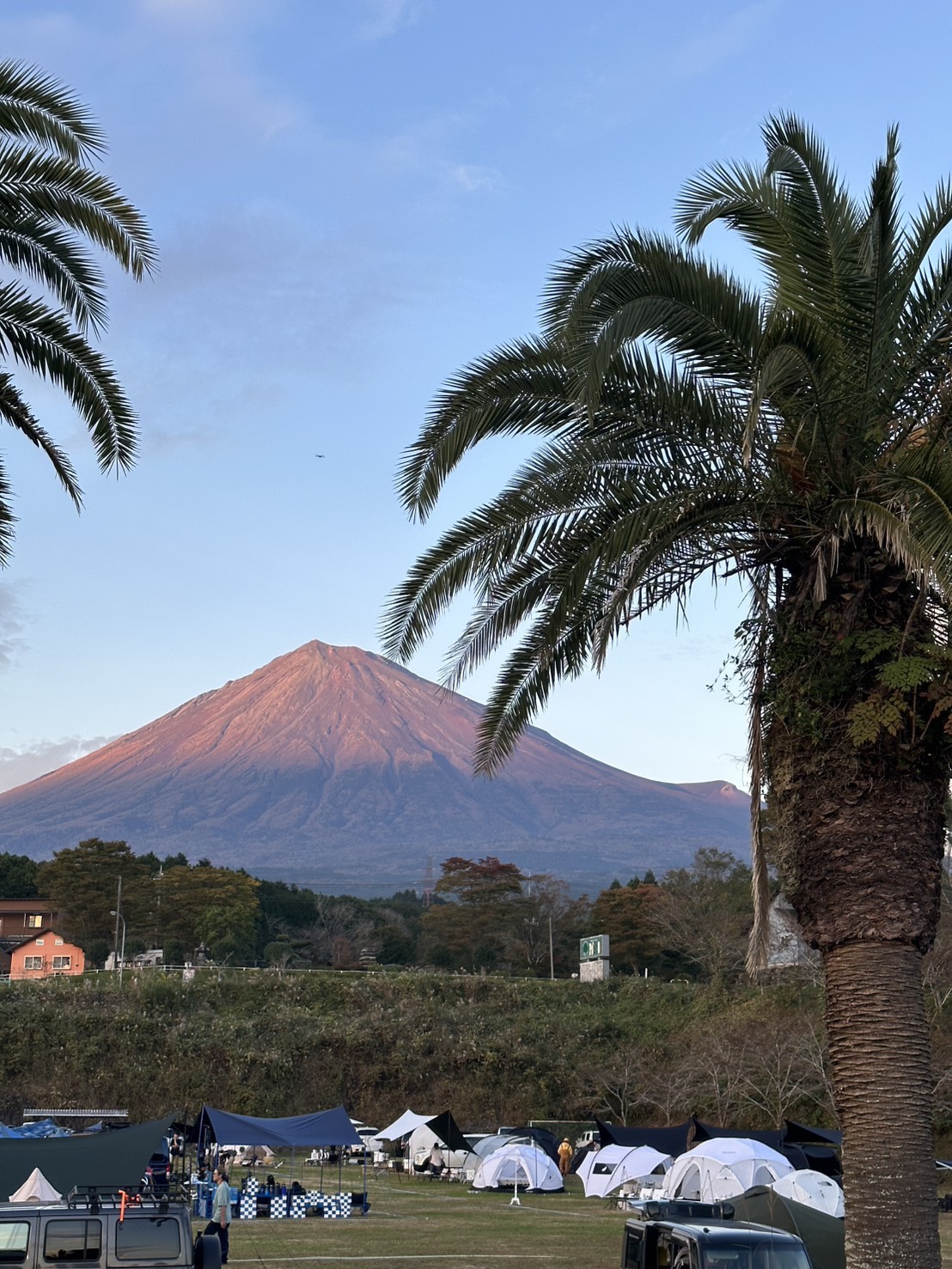 サッカー場サイト 富士山ビュー