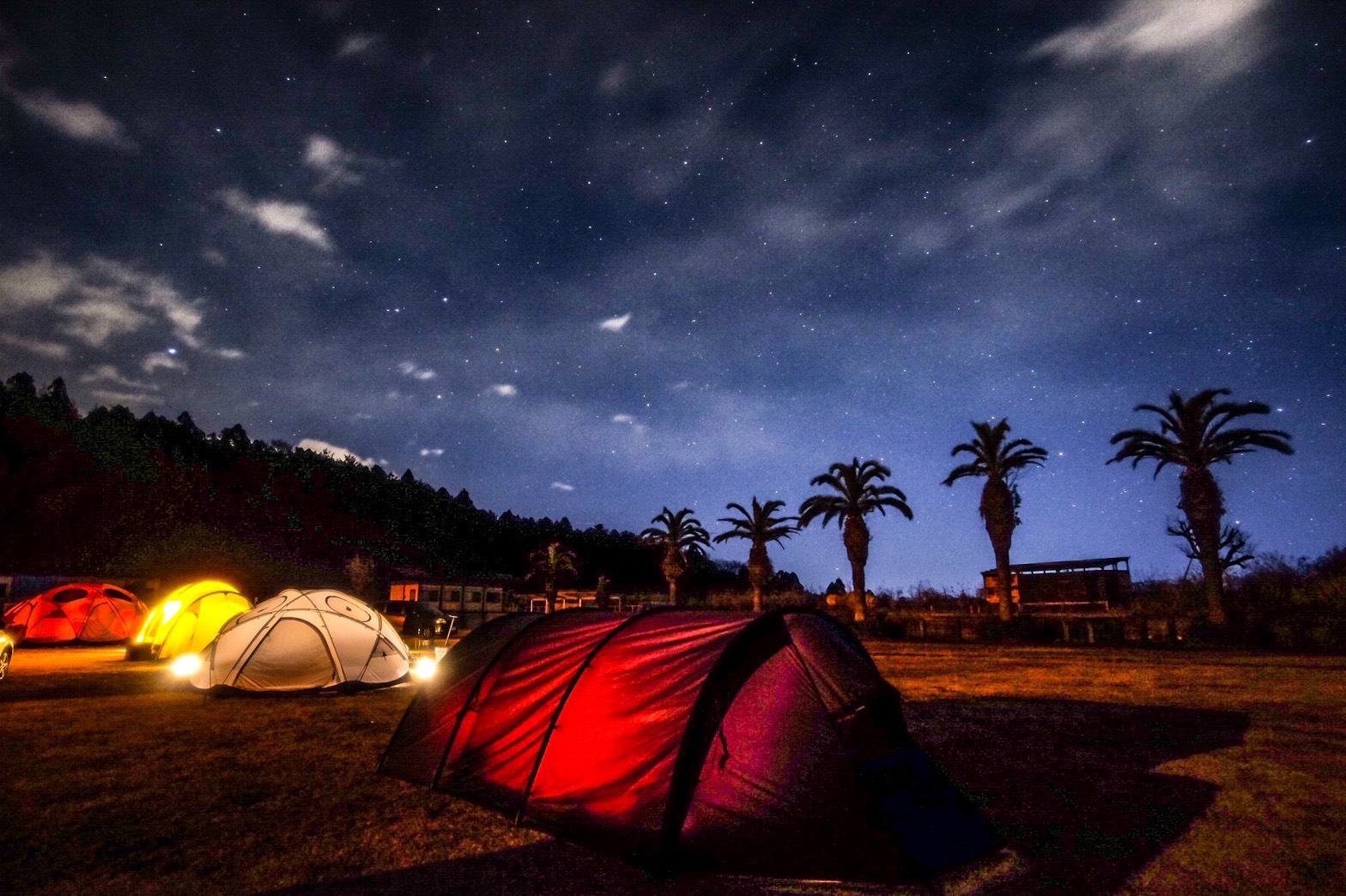 サッカー場サイト 星空
